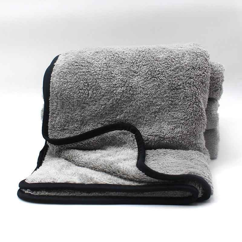 Coral Fleece Absorbent Thickened Car Wash Towel