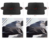 1 Pair Auto Car Rear View Side Mirror Frost Guard Snow Ice Winter Waterproof Cover Brand New And High Quality 190t Silver Cloth