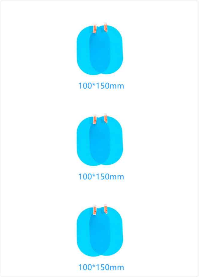 Oval Anti-Moist Waterproof Side Mirror Sticker