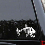 Piranha Crazy Fish Decal Car Window Decoration Motorcycle Sticker