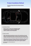 2K Dual Lens Front And Rear Dash Cam, High Definition Car DVR Recorder