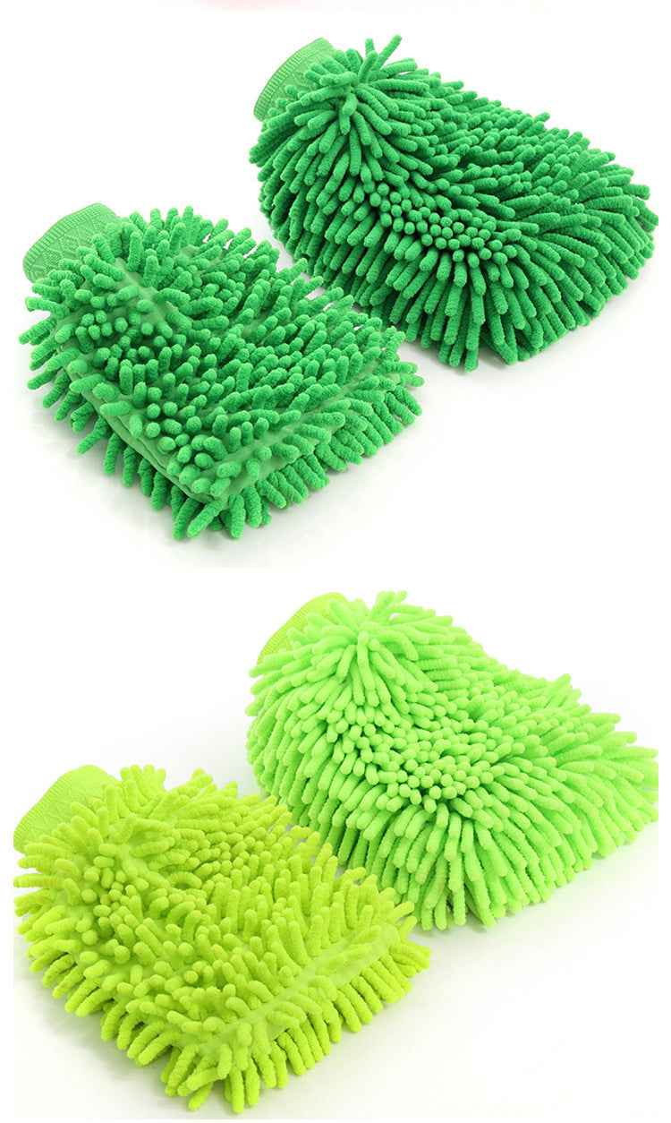 Double-sided Car Washing Gloves Car Cleaning Tools
