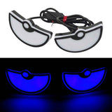 Triangle Eyes Modified General Motorcycle Decorative Accessories Car Lights