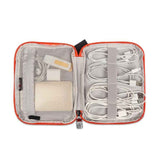 Compatible with Apple, BUBM Travel Universal Cable Organizer Electronics Accessories Cases Gadget Bag For USB, Phone, Charger and Cable, Fit for ipad