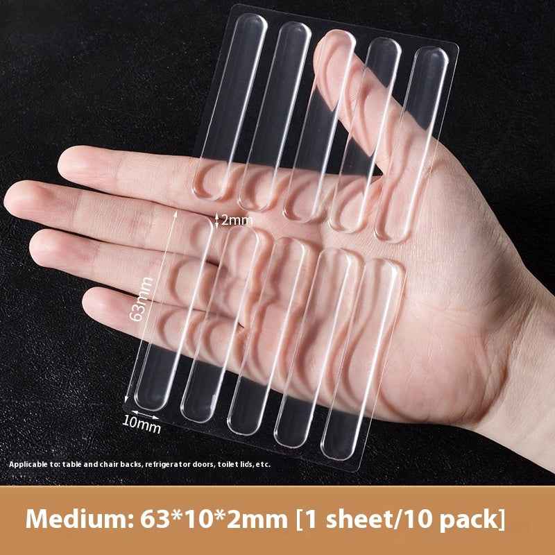 Punch-free Non-marking Silicone Collision Avoided Door Wall Protector Mute Stickers