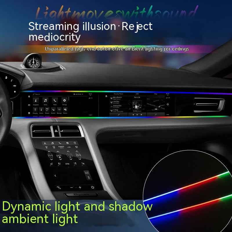 Car Atmosphere LED Light Bar Hidden Modification