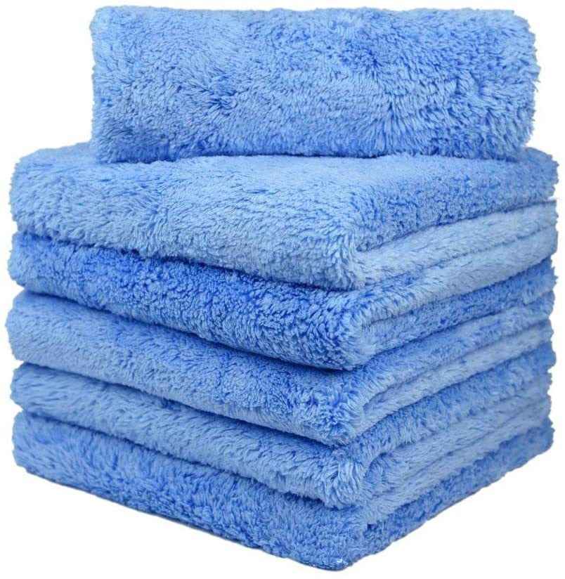 Coral Fleece Microfiber Thickened Absorbent Car Towel