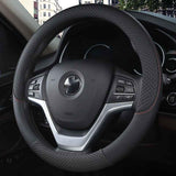 Car Steering Wheel Cover Leather Summer Four Seasons Steering Wheel Cover Breathable Thousand Models