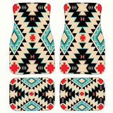 Vintage Bohemian Style Car Floor Mat Carpet