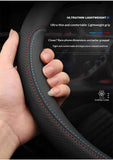 Genuine Leather Steering Wheel Cover