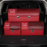 Car Leather Trunk Organizer Box