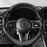 Car Steering Wheel Cover Walnut Grain Business Style Steering Wheel Grip Cover Universal Interior Item