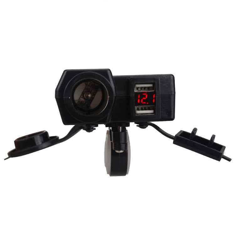Motorcycle Scooter Car Refitting Accessories Cigarette Lighting Dual USB Refitting Car Charger With Wire 42A