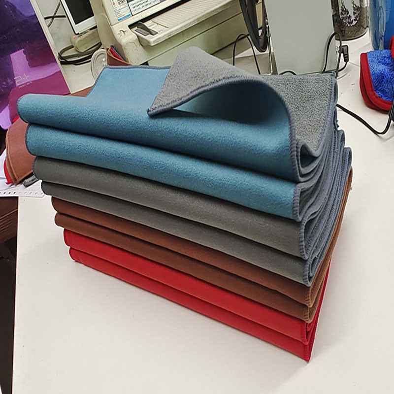 Solid-color Suede Microfiber Car Wash Towel