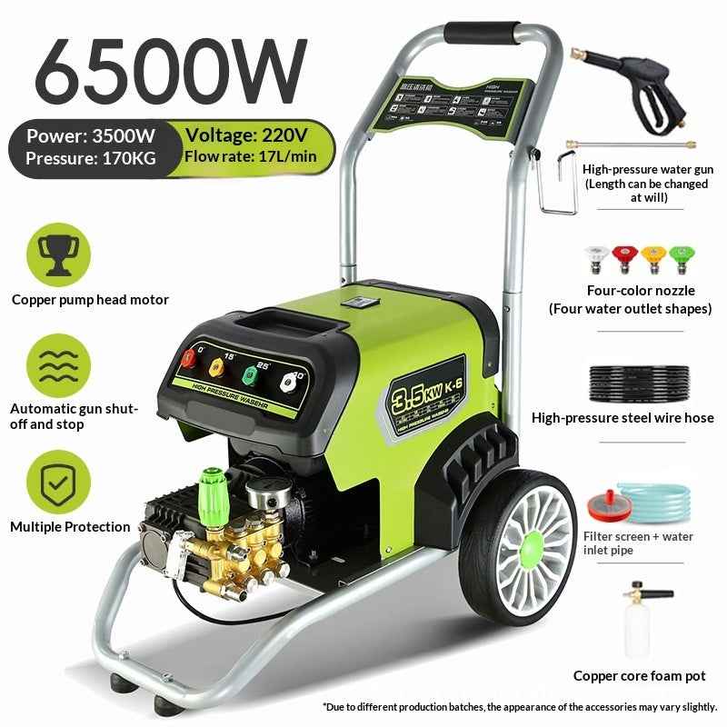 High-Power Copper-Motor Commercial Car Wash Machine