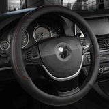 Car Steering Wheel Cover Leather Summer Four Seasons Steering Wheel Cover Breathable Thousand Models