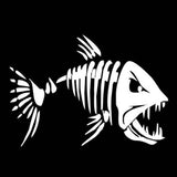 Piranha Crazy Fish Decal Car Window Decoration Motorcycle Sticker