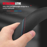 Steering Wheel Cover Leather Wrapped