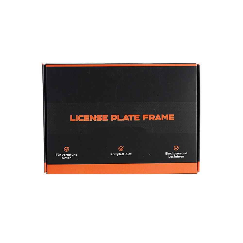 European Standard License Plate Frame Simple Plastic License Frame