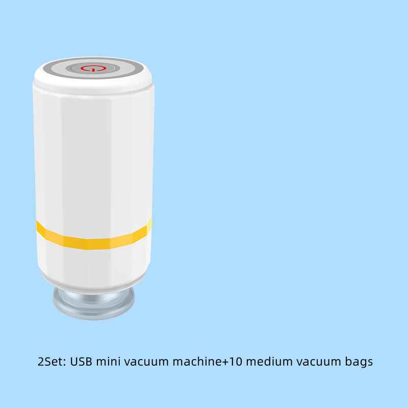 New Mini USB Charging Vacuum Sealer Storage AirPump Electric Home Accessories For Sous Vide Vacuum Packaging Food Clothes Saver Bag