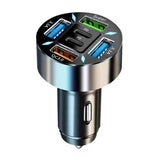 Qc30 Car Charger 66W Super Fast Charge Digital Display Car Charger