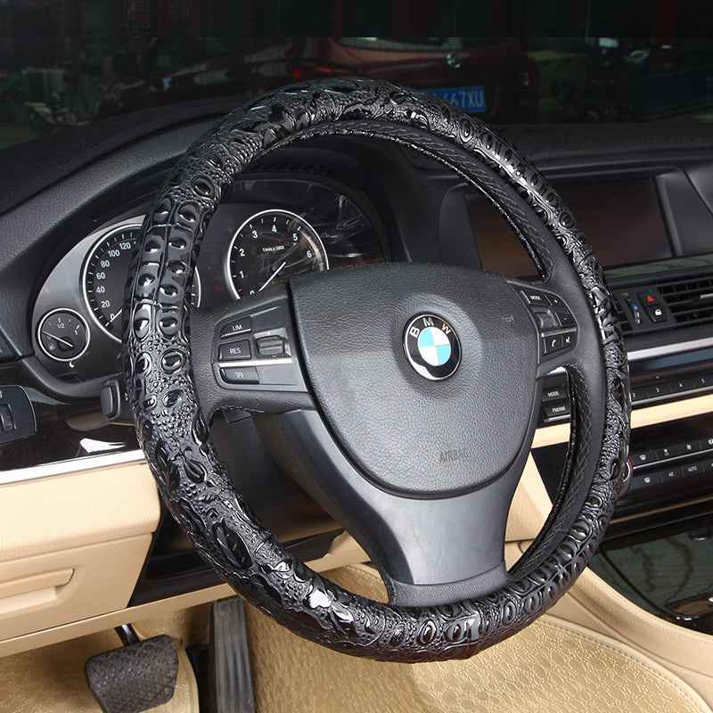 Jacquard Fabric Steering Wheel Cover