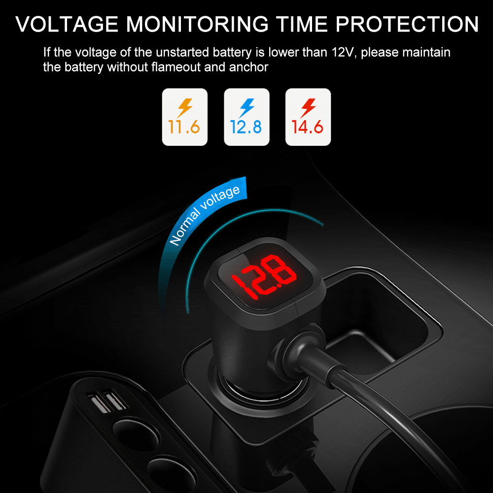 Car Adapter Multi-purpose Plug Car Charger - Carvogue Shop