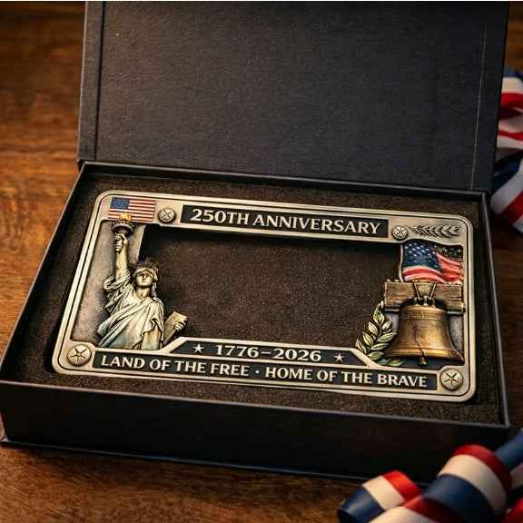 Anniversary Commemorative License Plate Frame Anniversary License Plate