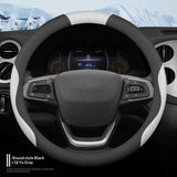 Steering Wheel Cover Leather Wrapped