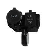 Motorcycle Scooter Car Refitting Accessories Cigarette Lighting Dual USB Refitting Car Charger With Wire 42A