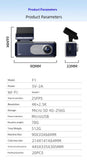 Dual-camera High-definition 4K Car Dashcam With Recording Function