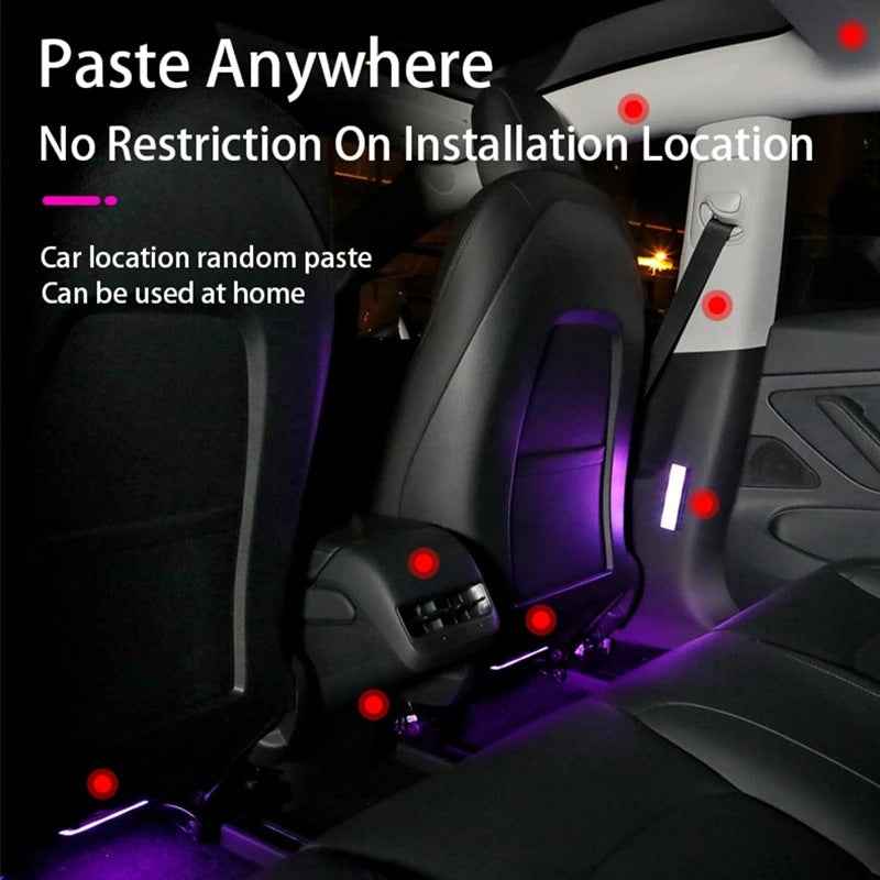 Car Atmosphere Light Car Interior Retrofitting Wireless Magnetic Led Atmosphere Light