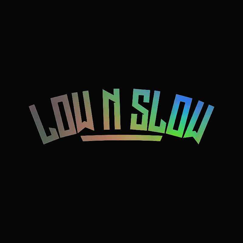Low N Slow Personalized Creative Car Window Decal