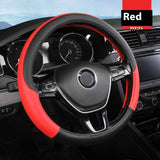 Car Steering Wheel Cover Leather Summer Four Seasons Steering Wheel Cover Breathable Thousand Models