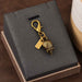 Golden Rat Small Pendant