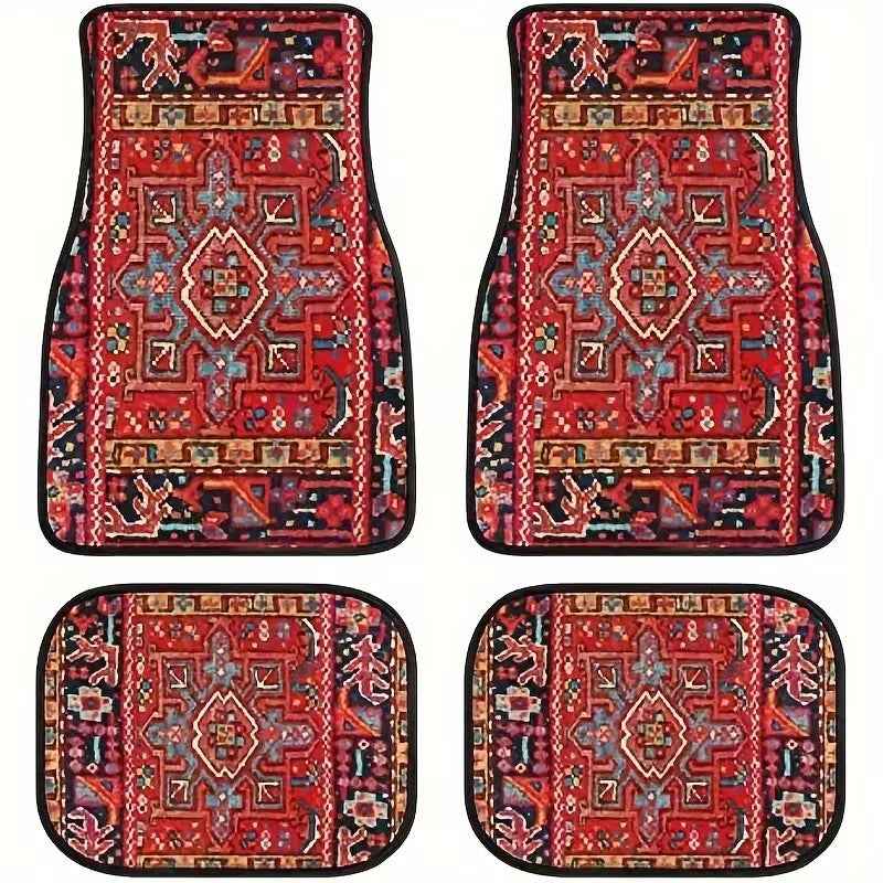Vintage Bohemian Style Car Floor Mat Carpet