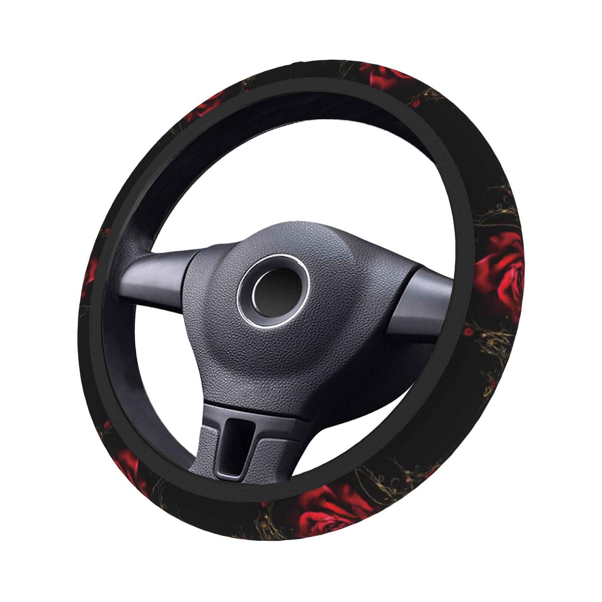 Printed Car Steering Wheel Cover