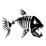 Piranha Crazy Fish Decal Car Window Decoration Motorcycle Sticker
