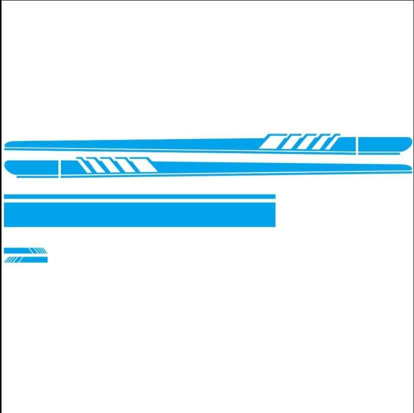 Side Skirt Body Decoration Decal Car Sticker