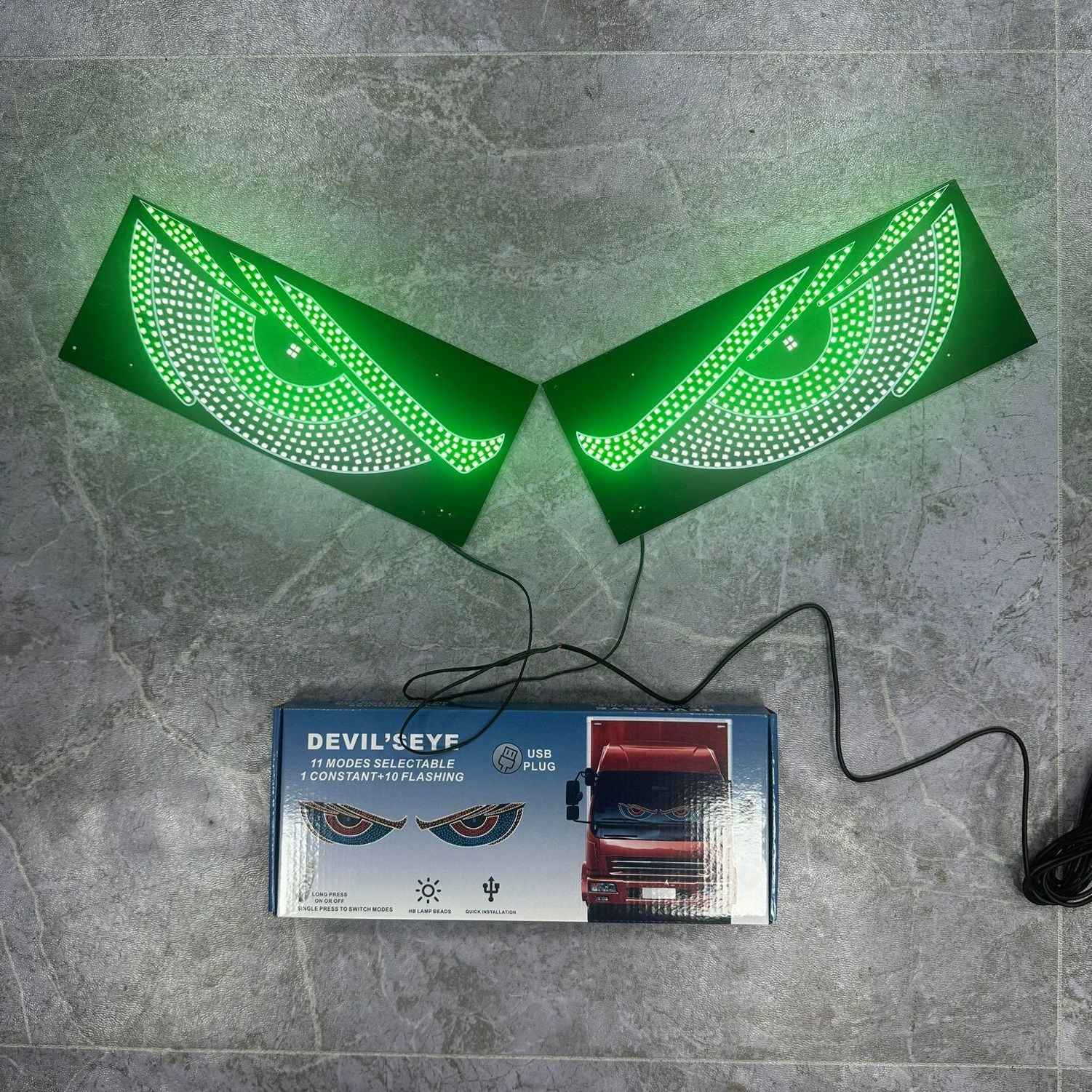 Dynamic Car Light Sticker LED Display