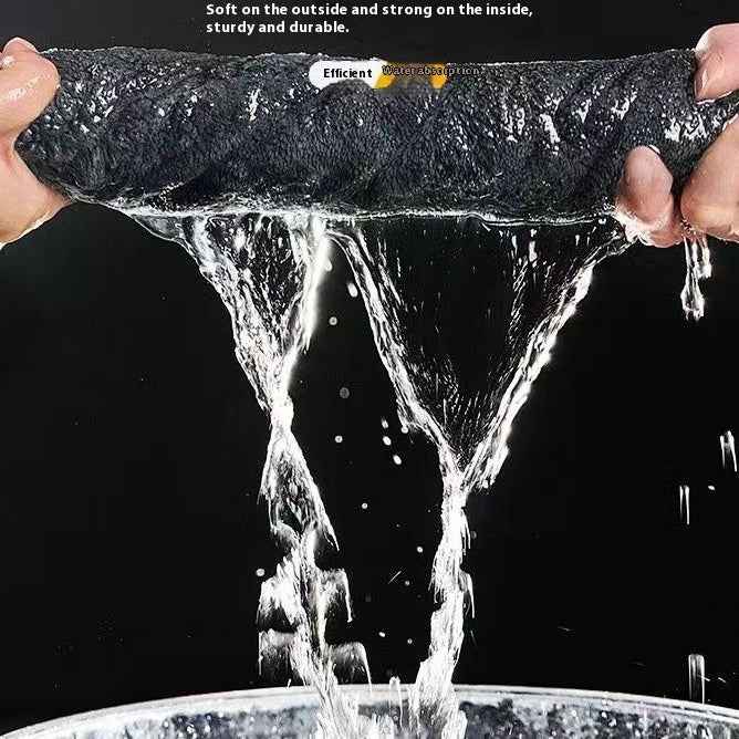 Towel Microfiber Car Beauty Car Towel Not Easy To Shed Hair Thickened Absorbent Seamless Car Cleaning Cloth