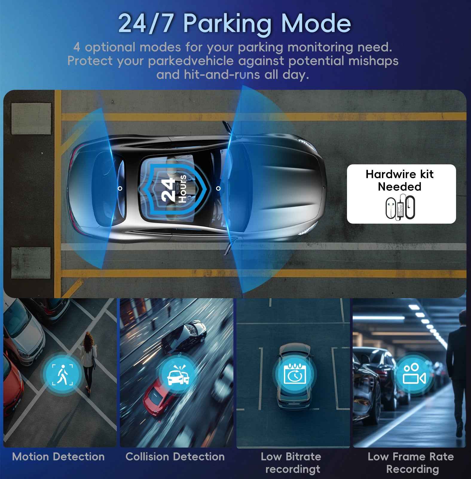 Dual-camera HD Night Vision Dash Cam