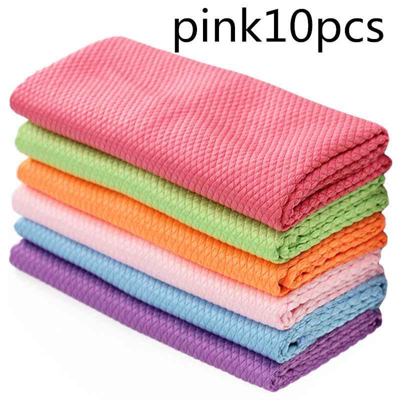 Wipe Glass Car Window Car Towel Dishwashing Table Cleaning Kitchen Fish Scale Towel