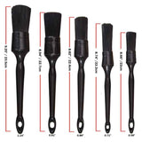 Car Wash Interior Cleaning Detail Brush 5-piece Set