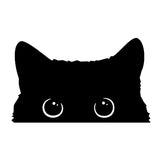 Cartoon Black Cat Fun Reflective Waterproof Car Sticker Creative Motorcycle Electric Car Car Scratch Cover Decal - Carvogue Shop