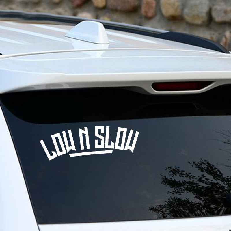 Low N Slow Personalized Creative Car Window Decal