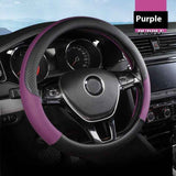 Car Steering Wheel Cover Leather Summer Four Seasons Steering Wheel Cover Breathable Thousand Models