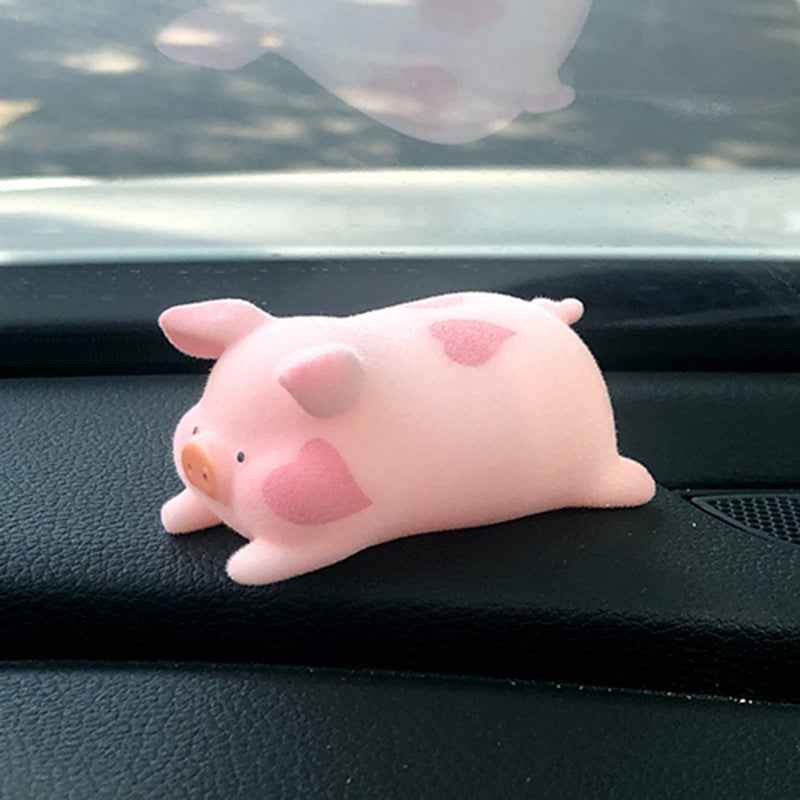 Cute Cartoon Pig Car Accessories