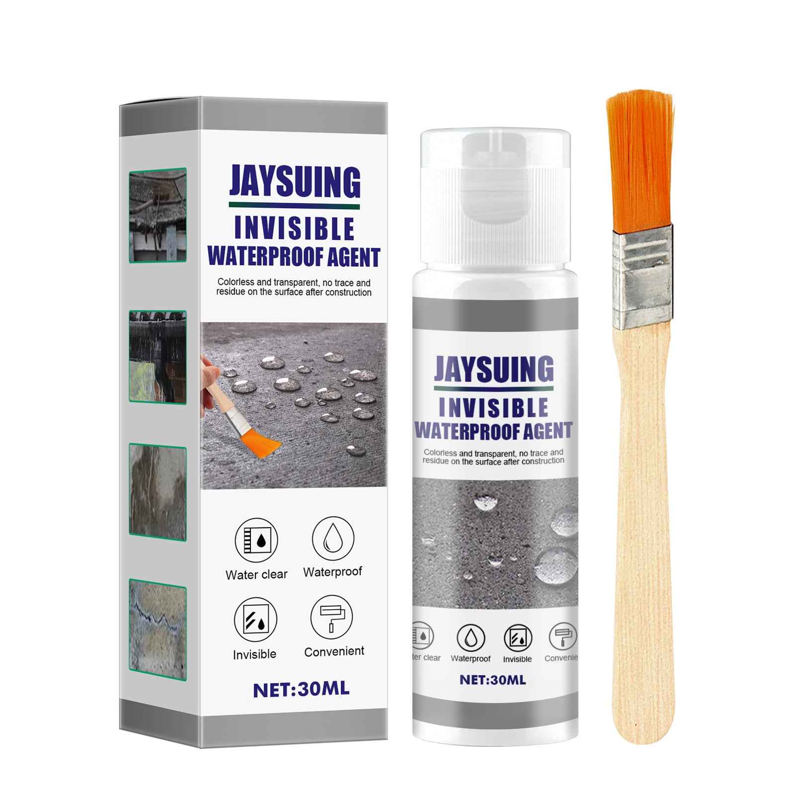 Exterior wall roof waterproof coating