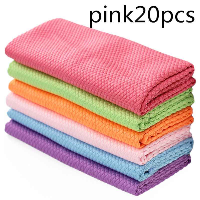 Wipe Glass Car Window Car Towel Dishwashing Table Cleaning Kitchen Fish Scale Towel